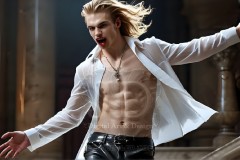 Vampire Lestat de Lioncourt, AI Photos of The Legend Created by Anne Rice