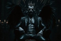 Vampires on Ornate Throne