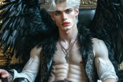 Vampires on Ornate Throne