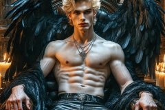 Vampires on Ornate Throne