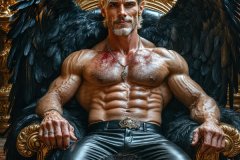 Vampires on Ornate Throne