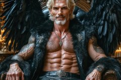 Vampires on Ornate Throne