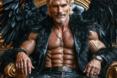 Vampires on Ornate Throne