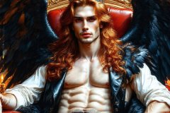 Vampires on Ornate Throne