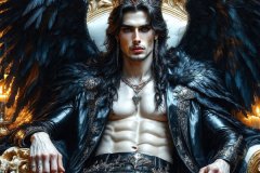Vampires on Ornate Throne