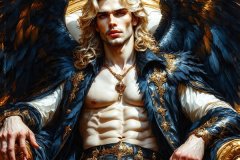 Vampires on Ornate Throne