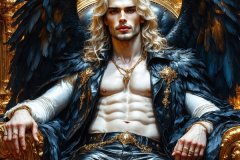 Vampires on Ornate Throne