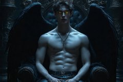 Vampires on Ornate Throne