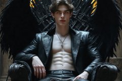 Vampires on Ornate Throne