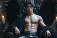 Vampires on Ornate Throne