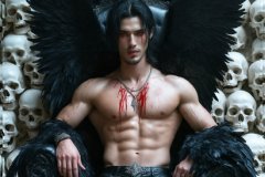 Vampires on Ornate Throne