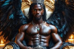 Vampires on Ornate Throne
