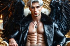 Vampires on Ornate Throne