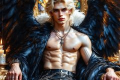 Vampires on Ornate Throne