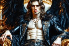 Vampires on Ornate Throne
