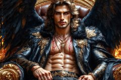 Vampires on Ornate Throne