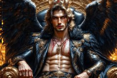 Vampires on Ornate Throne