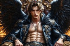 Vampires on Ornate Throne