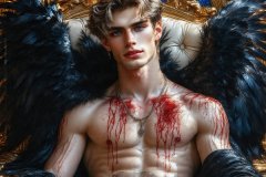 Vampires on Ornate Throne